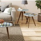 Mesa De Canto Lateral 1005 Pés Palito Retrô - Be Mobiliário -