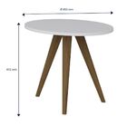 Mesa De Canto Lateral 1005 Pés Palito Retrô - Be Mobiliário -