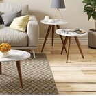 Mesa De Canto Lateral 1006 Pés Palito Retrô - Be Mobiliário -