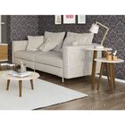Mesa De Canto Lateral B02 Decorativa Off White Brilho - Lyam