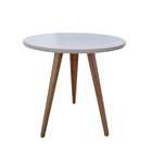 Mesa De Canto Lateral E Apoio Sala Quarto Pé Palito 44 Cm Bra