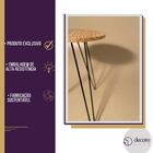 Mesa De Canto Luna Sem Borda Em Madeira Pinus - 35cm