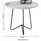 Mesa De Canto Luxo 100% Mdf Onix/preto 8005 - Jb Bechara