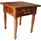 Mesa De Canto Mare Em Madeira De Demolição - Cód 891