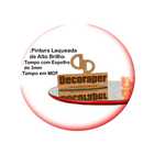 Mesa De Canto Monopé Com Espelho 45cm - Vermelha - 70cm