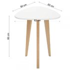 Mesa De Canto Munique Branco - Falkk