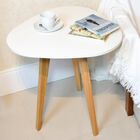 Mesa De Canto Munique Branco - Falkk