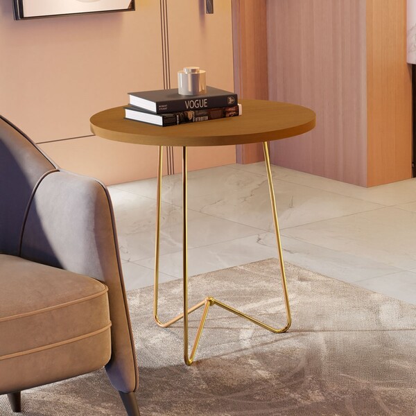 Mesa De Canto Nature/dourado 8004 - Jb Bechara