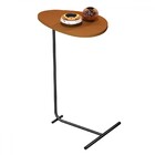 Mesa De Canto Orgânica Alamanda Nature/preto - Jb Bechara