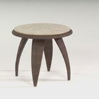 Mesa De Canto Origami Travertino