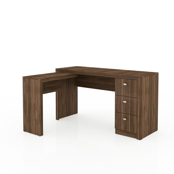 Mesa De Canto Para Escritório 3 Gavetas Tecnomobili Me4101