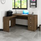 Mesa De Canto Para Escritório 3 Gavetas Tecnomobili Me4101