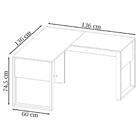 Mesa De Canto Para Escritorio Me4181 Tecno Mobili