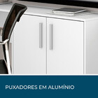 Mesa De Canto Para Home Office 2 Gavetas Com 3 Portas Rouen