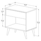 Mesa De Cebeceira 1 Gaveta Jb Bechara Pérola