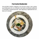 Mesa De Centro 100% Mdf Com Vidro Temperado Curve Branco