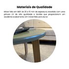 Mesa De Centro 100% Mdf Jasmin Carvalho/menta