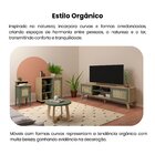 Mesa De Centro 100% Mdf Jasmin Carvalho/menta