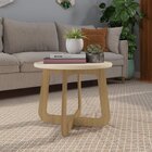 Mesa De Centro 100% Mdf Jasmin Off White/carvalho