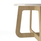 Mesa De Centro 100% Mdf Jasmin Off White/carvalho