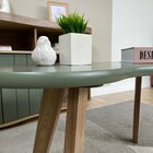 Mesa De Centro 100% Mdf Orgânica Menta