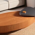 Mesa De Centro 100% Mdf Para Sala De Estar Pivô Cinamomo/laca