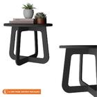 Mesa De Centro 100% Mdf Tampo Redondo Em Mdf 59x49cm Jasmin A