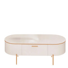 Mesa De Centro 1 Gaveta Celena Dj Móveis