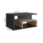 Mesa De Centro 1 Nicho E 1 Prateleira B92 Novam