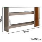 Mesa De Centro 3041 E Aparador 3051 Fendi Naturale Madetec