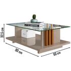 Mesa De Centro 3041 E Aparador 3051 Fendi Naturale Madetec