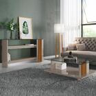 Mesa De Centro 3041 E Aparador 3051 Fendi Naturale Madetec