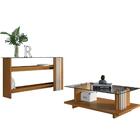 Mesa De Centro 3041 E Aparador 3051 Naturale Off White Madetec