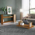 Mesa De Centro 3041 E Aparador 3051 Naturale Off White Madetec