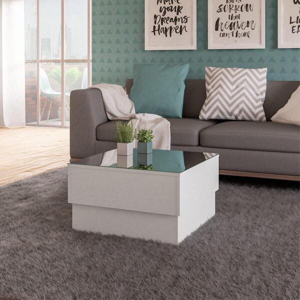 Mesa De Centro 60cm Com Espelho Multimóveis Cr45151