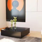 Mesa De Centro 60x60cm  Quadrada Mdf  Branca Laqueado Sala Ca