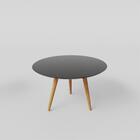 Mesa De Centro 65cm Multimóveis Cr45097 Preto Laca