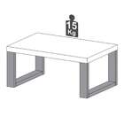 Mesa De Centro 67cm Industrial Mdf F13 Pradel