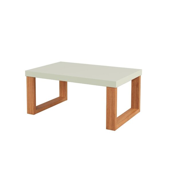 Mesa De Centro 67cm X 30cm Industrial Freijo/ Off White