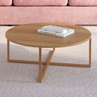 Mesa De Centro 70 Cm Hanover/dourado 27856 - Artesano