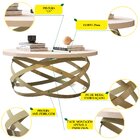 Mesa De Centro 8045 Jb Bechara Pérola