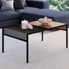 Mesa De Centro 80cm Est Aço York Artesano