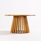 Mesa De Centro 80cm X 80cm X 45cm Dover Verniz Mel