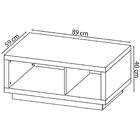 Mesa De Centro 89 Cm 2 Nichos Mc2232 Tecno Mobili