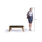 Mesa De Centro 90x46,5cm Club Artemobili Preto/garapa