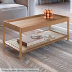 Mesa De Centro 93 Cm Pes Madeira Oslo 27961 Artesano