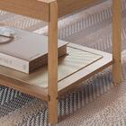 Mesa De Centro 93 Cm Pes Madeira Oslo 27961 Artesano