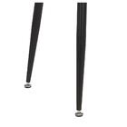 Mesa De Centro Aparador Escrivaninha 110 Cm Glass Preto Opt