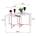 Mesa De Centro Aquila Rose Gold (b/b/r/7501)