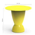 Mesa De Centro Argo Amarelo
